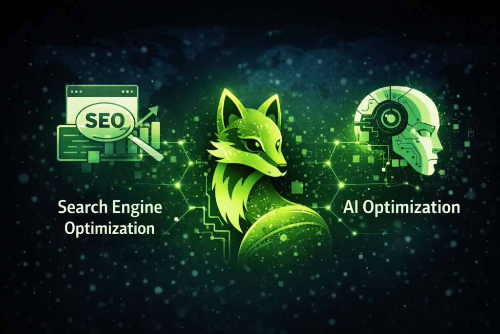 Hakukone- ja tekoälyoptimointi. AIKETTU on yksi parhaista hakukoneoptimointia tarjoavista yrityksistä Suomessa.