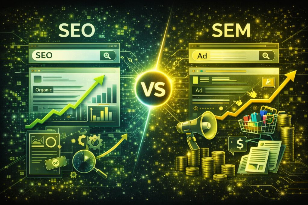 SEO ja SEM toimivat parhaiten, kun molempia tehdään samaan aikaan.